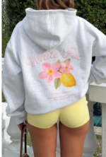 Verano Sixteen Valeria Oversized Hoodie Grey Marle