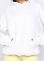 Verano Sixteen Valeria Oversized Hoodie Grey Marle front