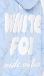 Vol. 1 Oversized Printed Hoodie Blue Bow 5