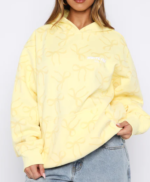 Vol. 1 Oversized Printed Hoodie Lemon Bow