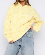 Vol. 1 Oversized Printed Hoodie Lemon Bow 2