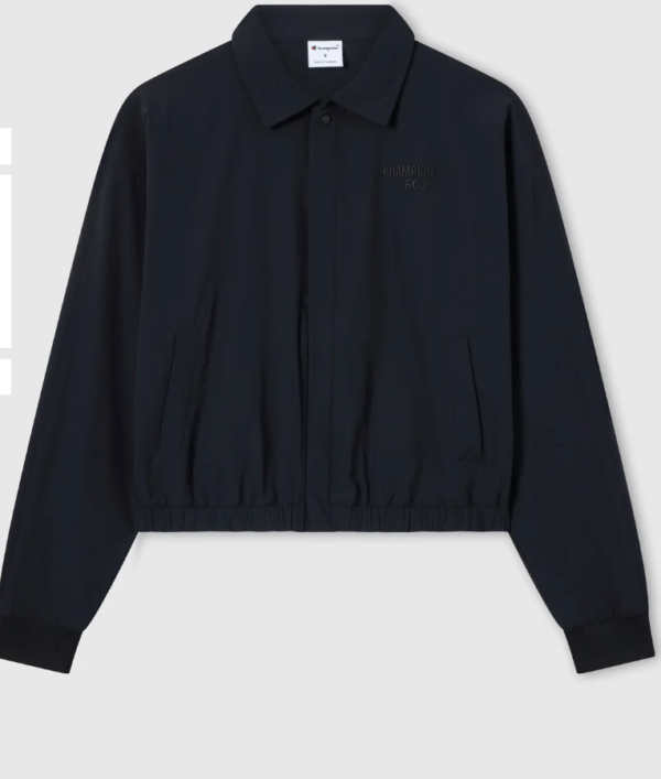 Women’s Full Zip Bomber Jacket Black 1