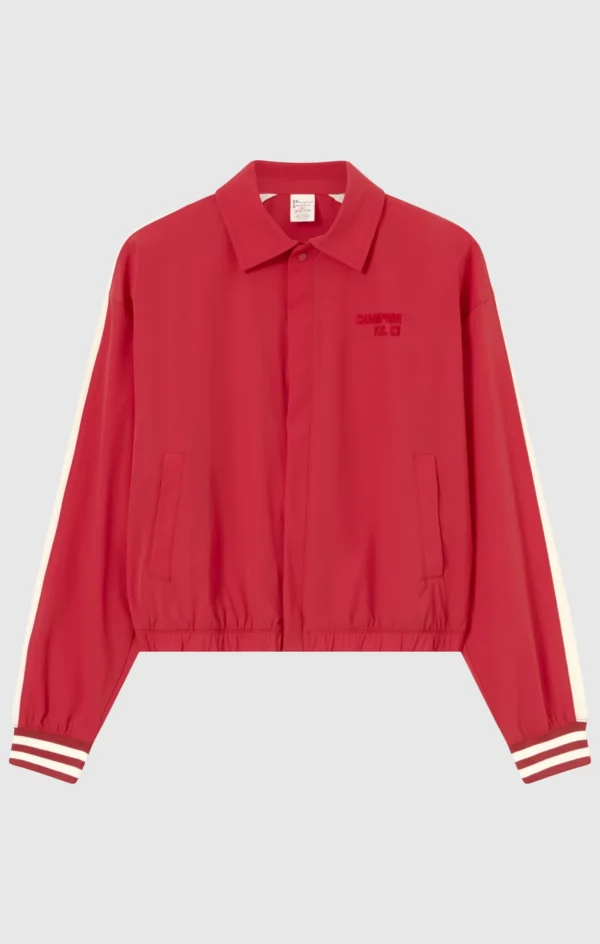 Women’s Full Zip Bomber Jacket red 11