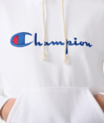 Women’s Lightweight Reverse Weave Hoodie with Embroidered Logo White 12