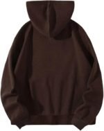 Women's Oversized Hoodie Sweatshirt, Zip Up Jacket Vintage Butterfly Print Hoodie Long Sleeve 90s Y2K E-Girl Coat Jacket (Brown 1