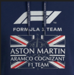 aston martin f1 hoodie blue