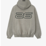 Heavy Fleece 90s Hoodie brown fade 1