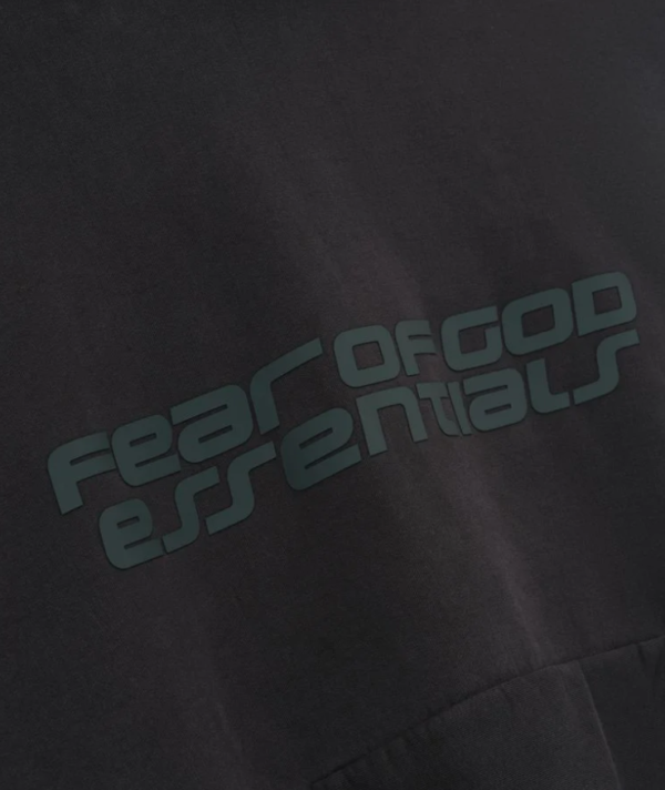 Heavy Fleece 90s Hoodie brown vintage black 2