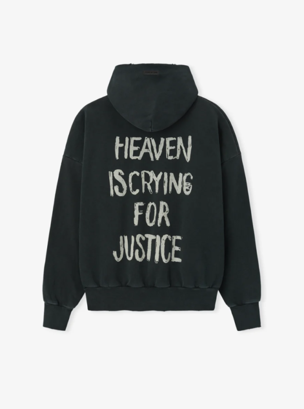 fear of god heaven is crying for justice hoodie 2