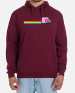 nyan cat hoodie wine