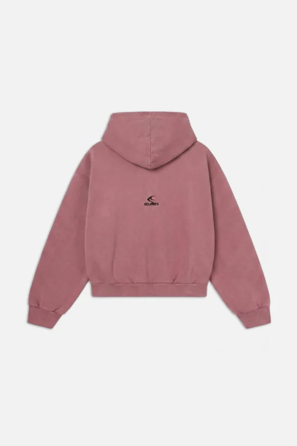 scuffers Raw Burgundy Hoodie 1