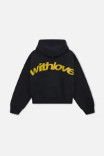 with in love Sign Hoodie blacl
