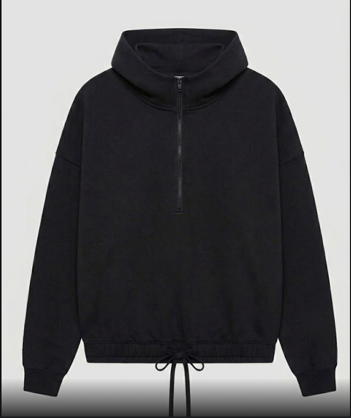 Training 90s Hoodie Zip up Black 1 Training 90s Hoodie Zip up Black 1