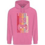 69th Birthday 69 Year Old Level Up Gamming Mens pink