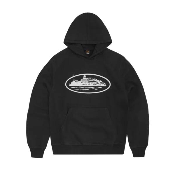 ALCATRAZ HOODIE [BLACK & WHITE]