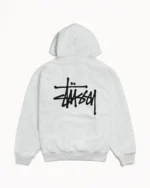 BASIC STÜSSY HOODIE Ash Heather 1