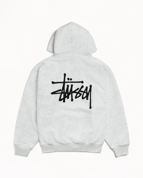 BASIC STÜSSY HOODIE Ash Heather 1