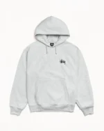 BASIC STÜSSY HOODIE Ash Heather