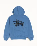 BASIC STÜSSY HOODIE blueq