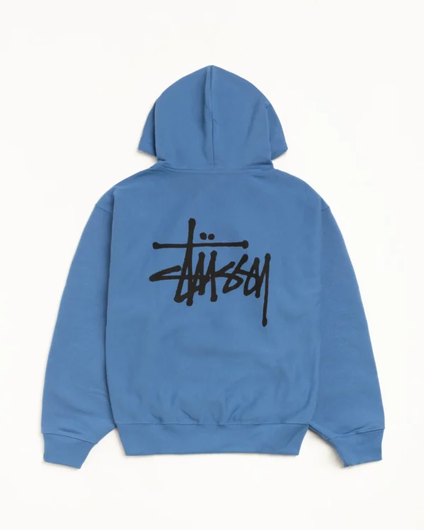 BASIC STÜSSY HOODIE blueq