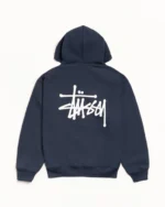 BASIC STÜSSY HOODIE navy 1