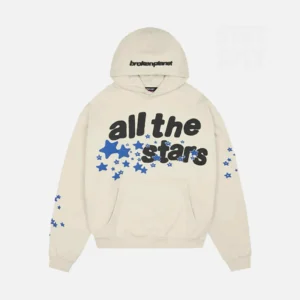 Broken Planet All The Stars Hoodie - Ivory White
