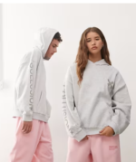 COLLUSION Unisex logo hoodie in grey marl 2