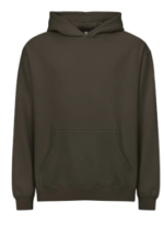 Chadō Ghost Men’s Oversized Boxed Hoodie brownr1