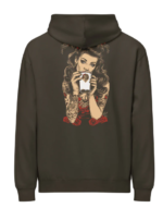 Dairy Doll Men’s Oversized Boxed Hoodie (back print)