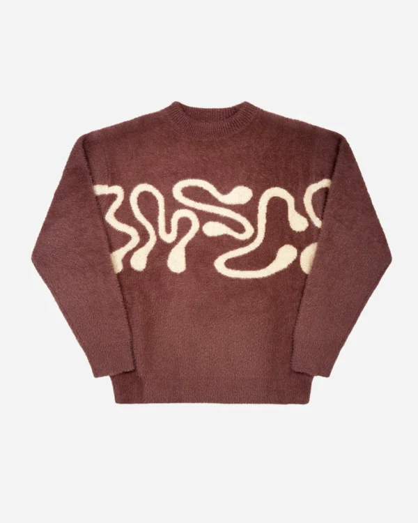 EUREKA FLUFF KNIT brown