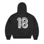 GHINI ZIP HOODIE [BLACK] 1