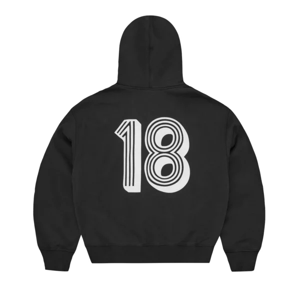 GHINI ZIP HOODIE [BLACK] 1