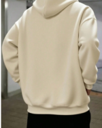 Men's Casual Fashionable Versatile Daily Commute Minimalist Slogan Print Kangaroo Pocket Drawstring Hoodie, 1