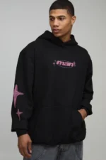 Midnight City Puff Print Essentials Hoodie 1