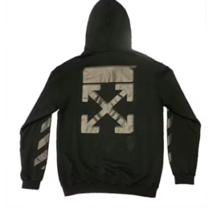 OFF-WHITE Diagonal Stripe Hoodie