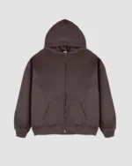 Originals Heavy Weight Boxy Zip Hoodie Brown