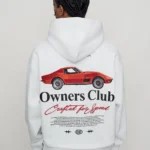 Owners Club Oversized Hoodie in Blanc