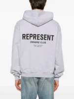 Represent Owners Club hoodie light grey