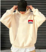 Retro Racing Club Graphic Hoodie natural