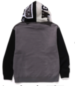 SHARK FULL ZIP HOODIE #1 MENS black1