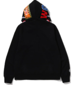 SHARK FULL ZIP HOODIE MENS black 1