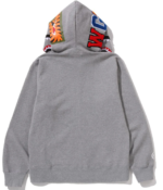 SHARK FULL ZIP HOODIE MENS gray 1