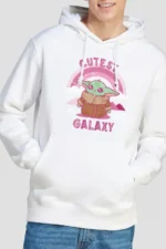 Star Wars Grogu Cutest In The Galaxy Hoodie, white