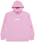 Supreme Box Logo Hooded Sweatshirt pink