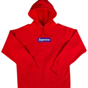 Supreme Box Logo Hooded Sweatshirt red