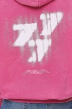 Suta Oversized Hoodie Vintage Digital Pink 2