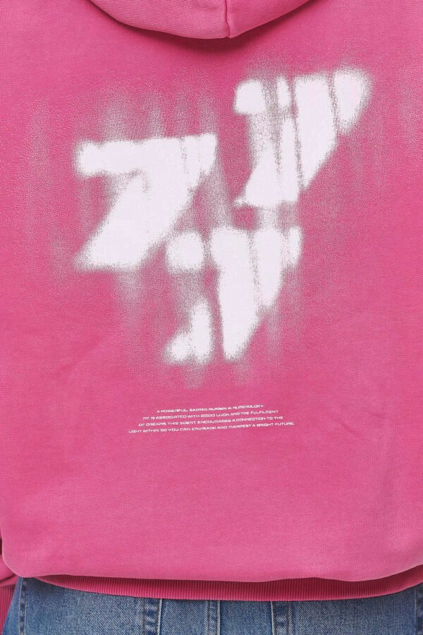 Suta Oversized Hoodie Vintage Digital Pink 2