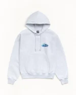 WAVE OVAL HOODIE Ash Heather