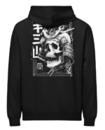 Yoroi Dokuro Men’s Oversized Boxed Hoodie (back print)