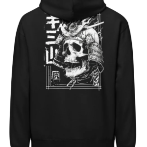 Yoroi Dokuro Men’s Oversized Boxed Hoodie (back print)